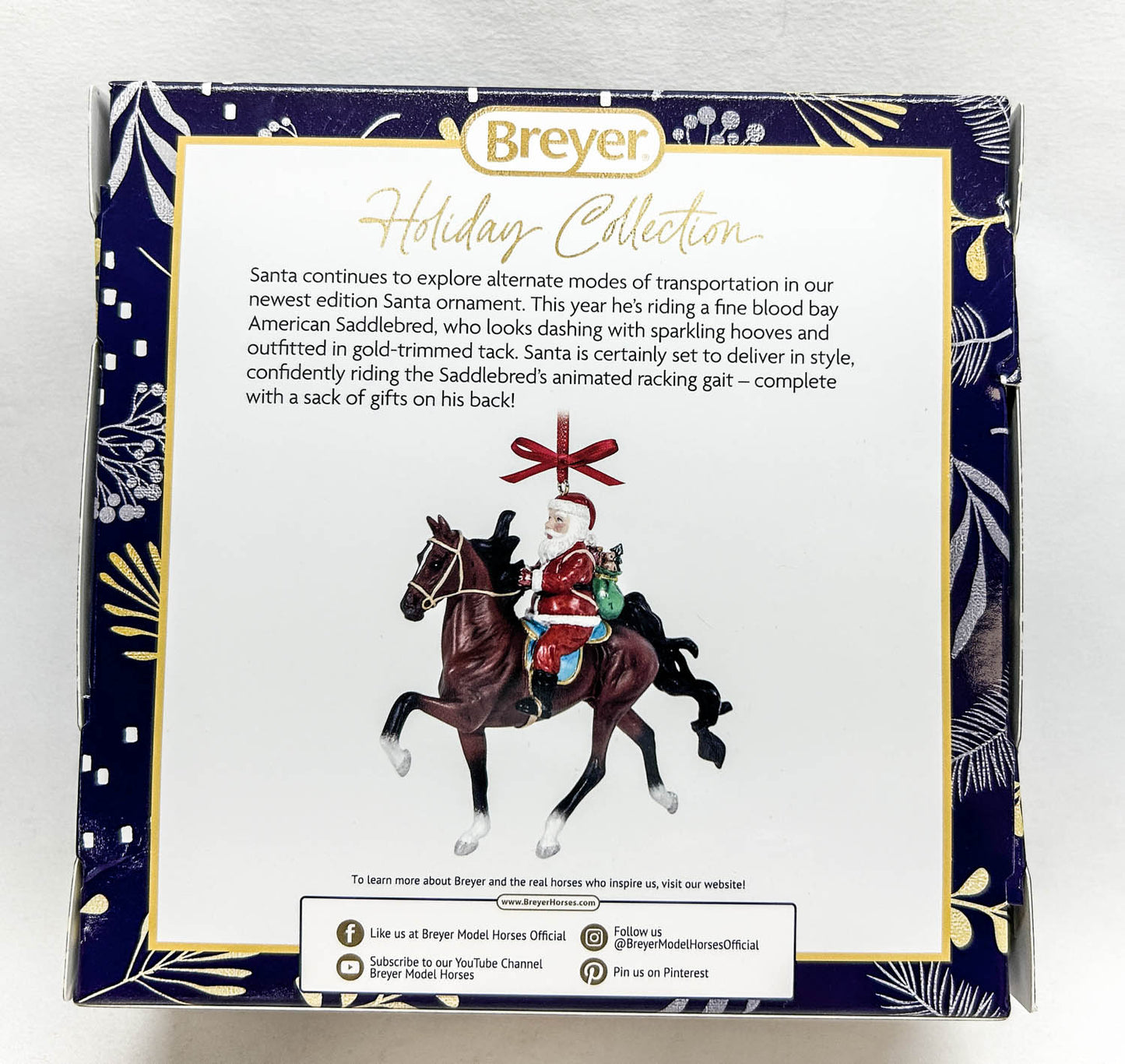 2025 Holiday Santa Ornament ~ Showman