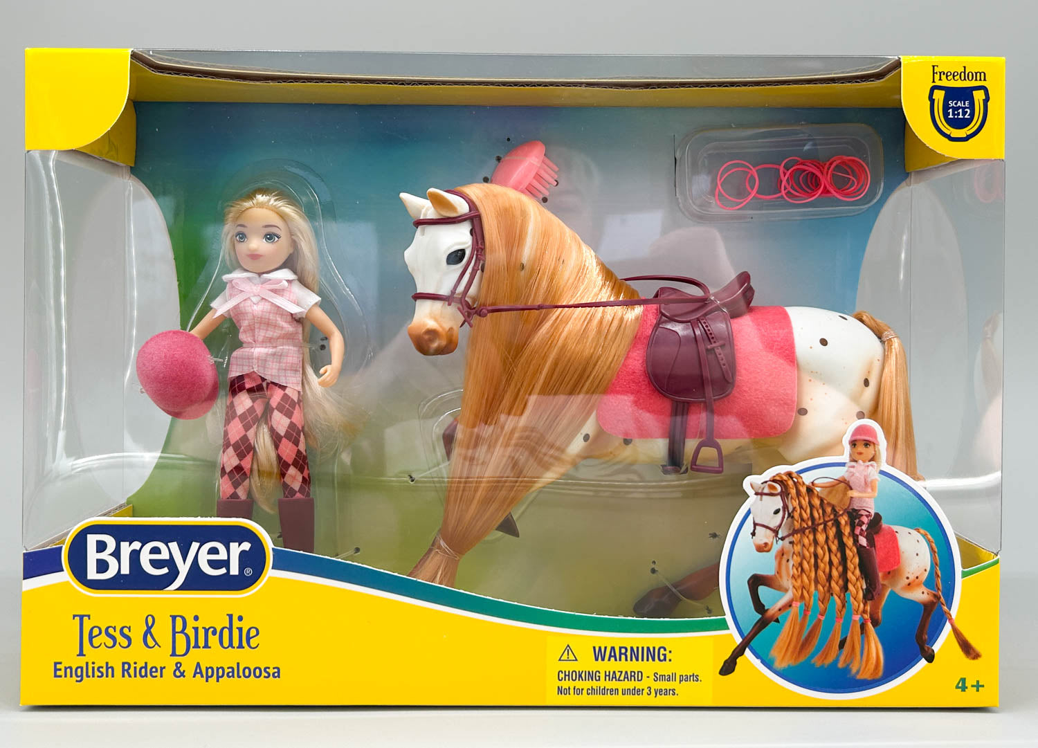 Breyer Freedom Series English Horse Birdie and Rider Tessa