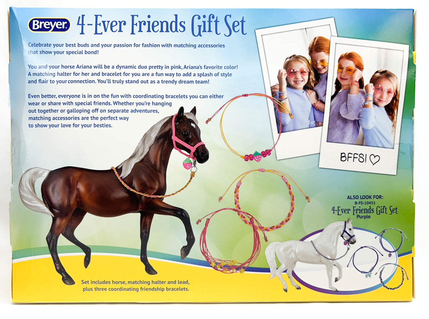 Arabian Mare, Silver Bay ~ 4-Ever Friends Gift Set "Pink Perfection"