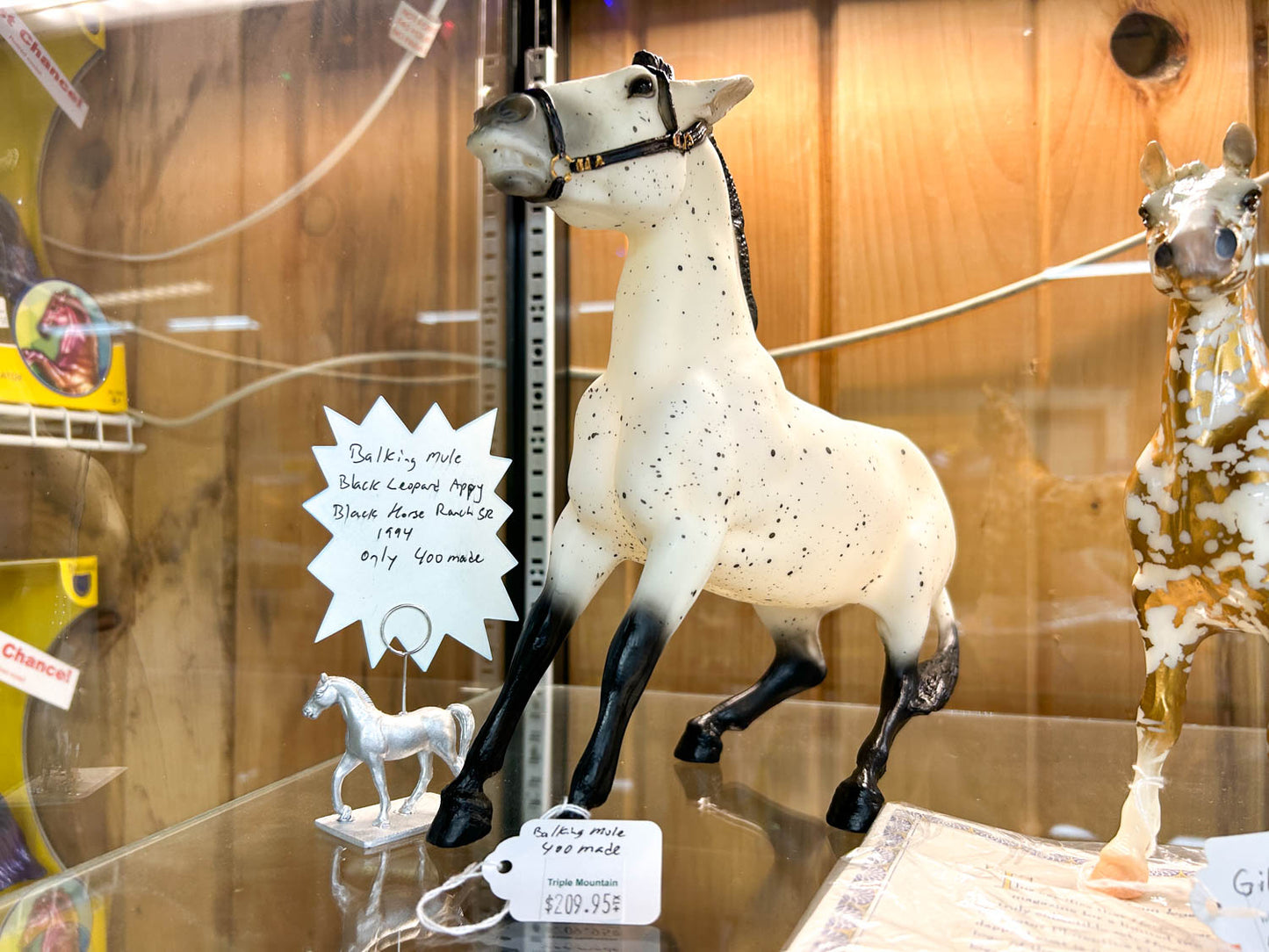 Balking Mule, Leopard Appaloosa - BHR, Only 400 Made