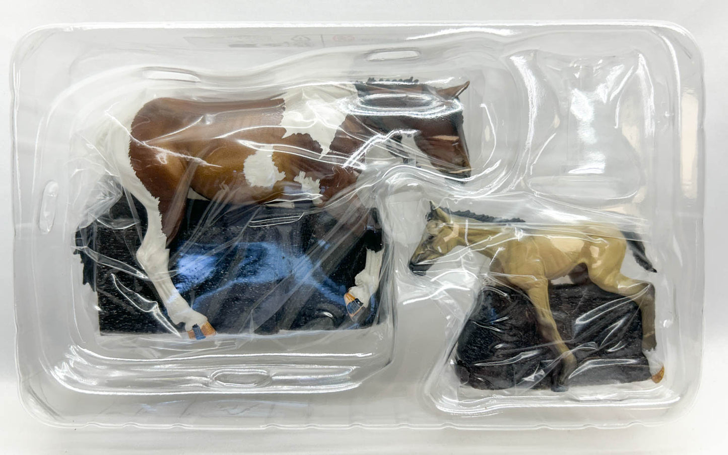 Mustang Mare and Foal ~ Birdie & Boone, Bay Pinto and Sooty Buckskin