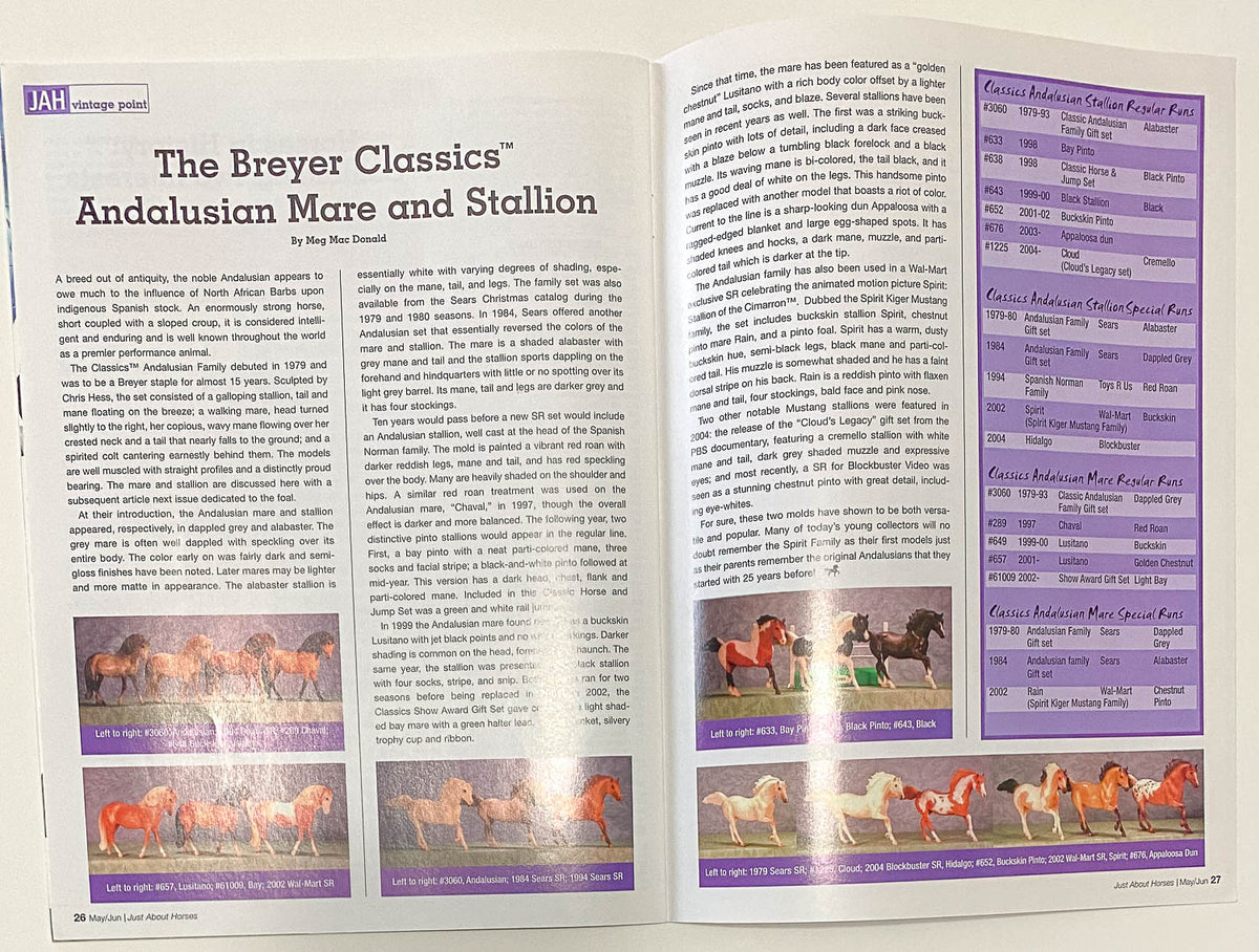 Just About Horses Magazine Vol. 31, No. 3, 2004 May/June