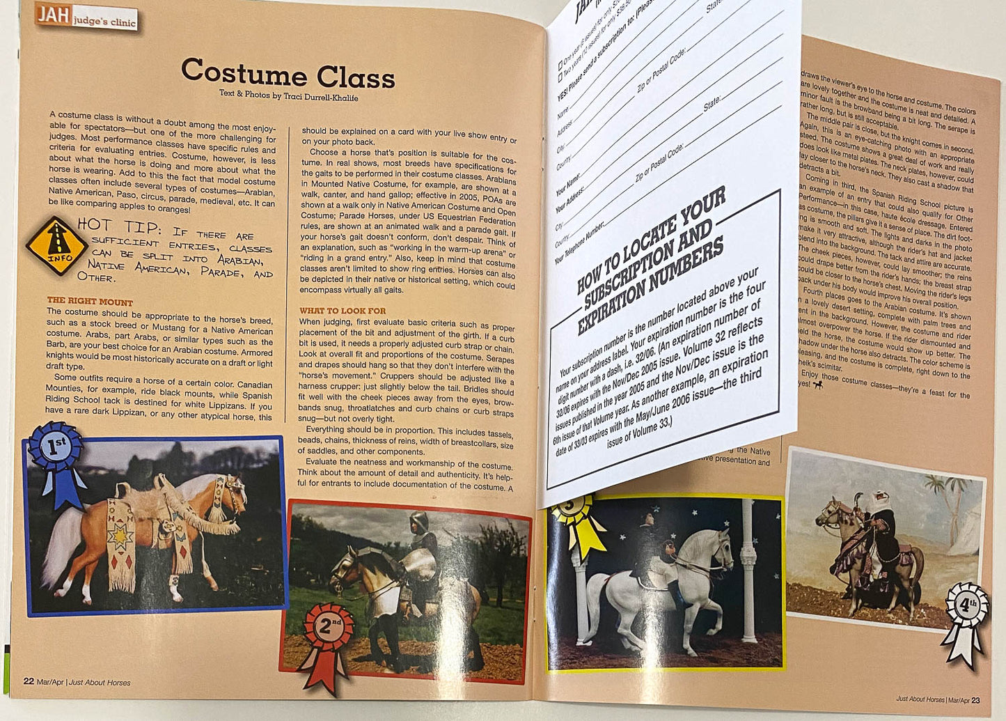 Just About Horses Magazine Vol. 32, No. 2, 2005 Mar/Apr