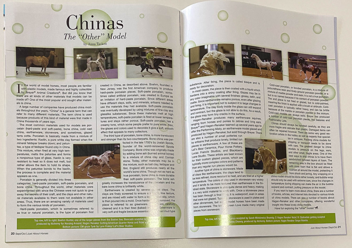 Just About Horses Magazine Vol. 32, No. 5, 2005 Sept/Oct