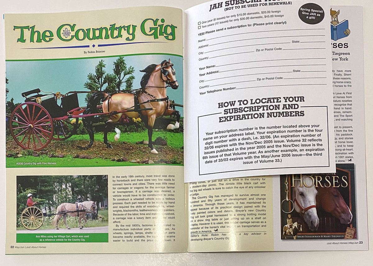 Just About Horses Magazine Vol. 33, No. 3, 2006 May/June