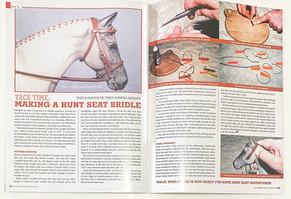 Just About Horses Magazine Vol. 35, No. 1, 2008 Jan/Feb