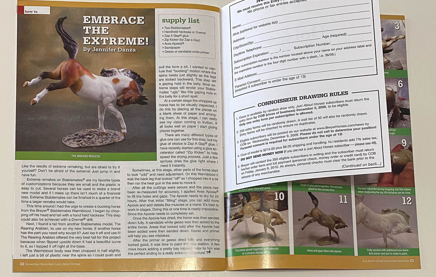 Just About Horses Magazine Vol. 36, No. 6, 2009 Nov/Dec