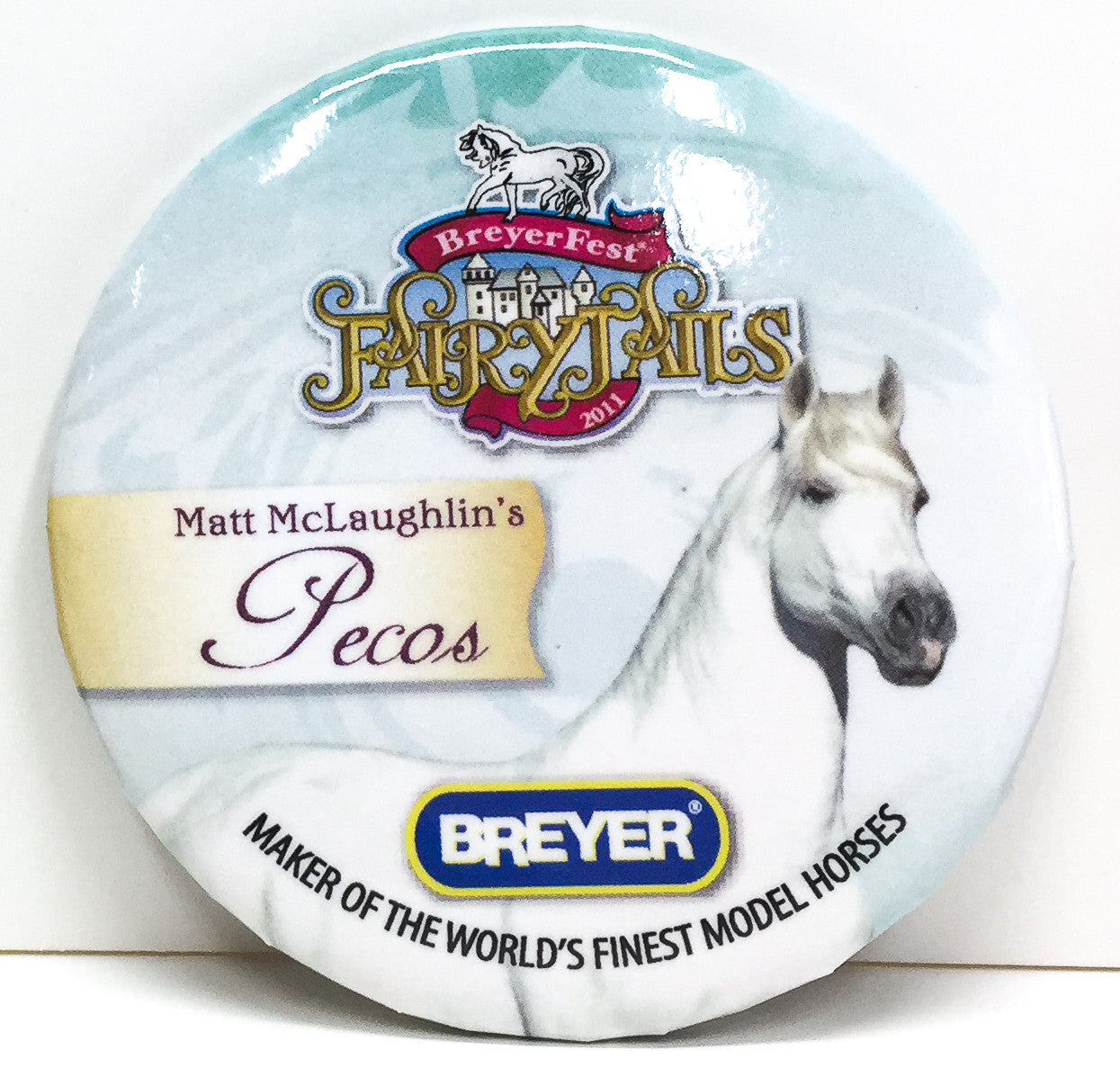 Button - Breyerfest 2011, Pecos - Blue - triple-mountain