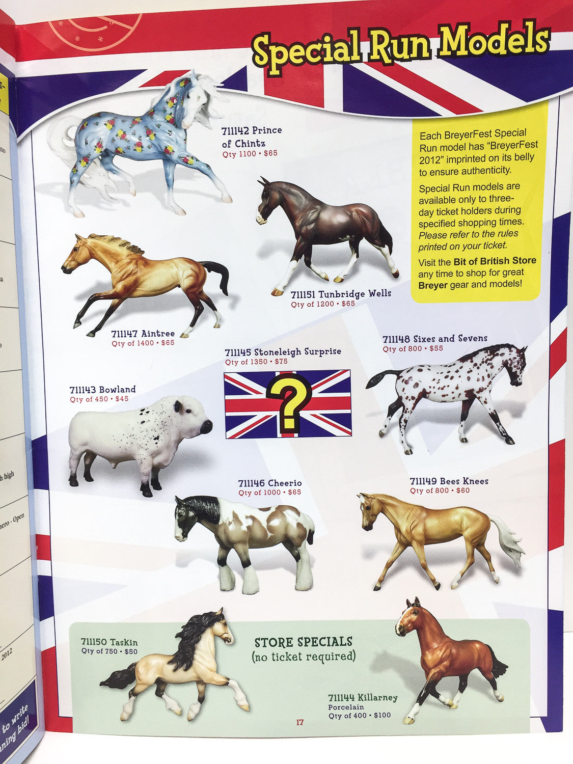 2012 Breyerfest Program - British Invasion - triple-mountain