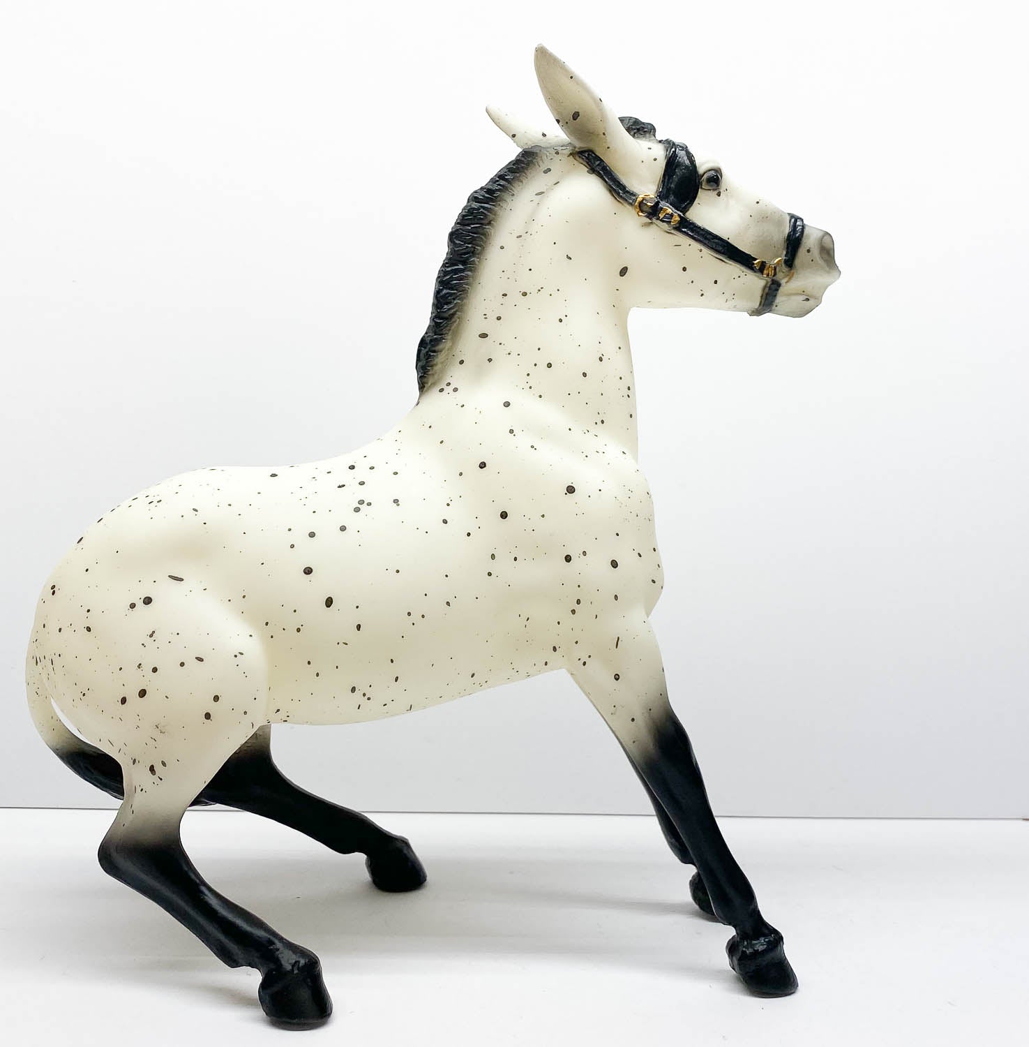 Breyer Balking Mule, Leopard Appaloosa BHR, Only 400 Made