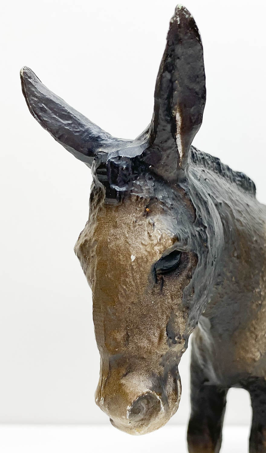 Standing Donkey - CHALKY ON LIGHT GREEN PLASTIC
