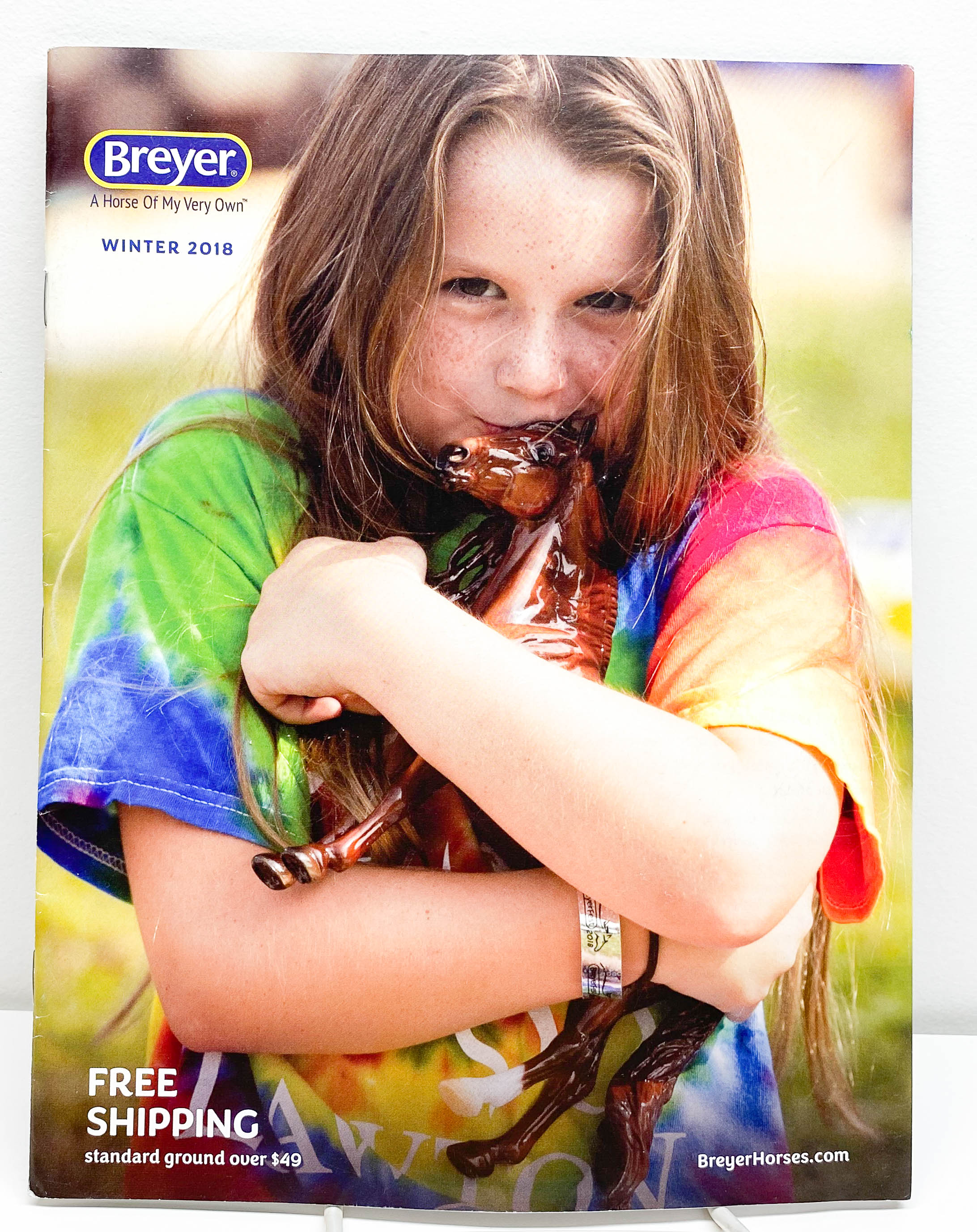 2018 Breyer Winter Consumer Catalog Girl with Straight Bet Cover