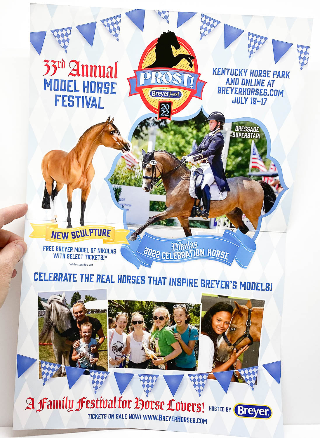 Breyerfest 2022 Promotional Poster, "Prost!"