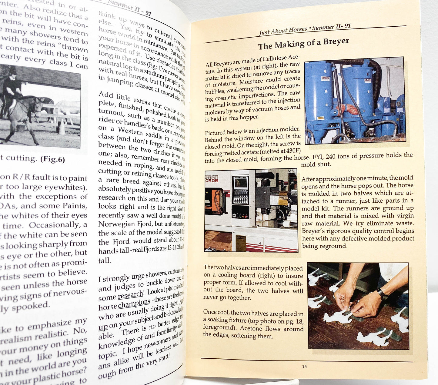 Just About Horses Magazine Vol. 18 No. 2, 1991, Summer 1