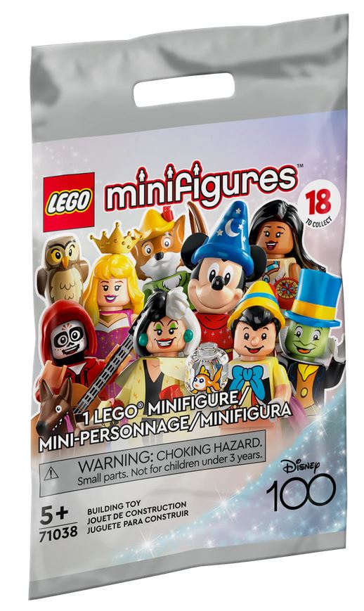 LEGO Minifigures Blind Bags - Disney 100 Years of Animation, Single Pack