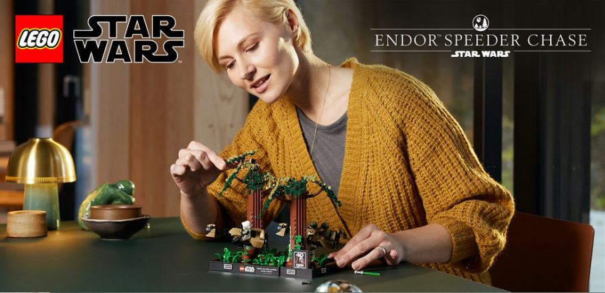 LEGO® Star Wars™ ~ Speeder Chase Diorama #75353 608 Pieces