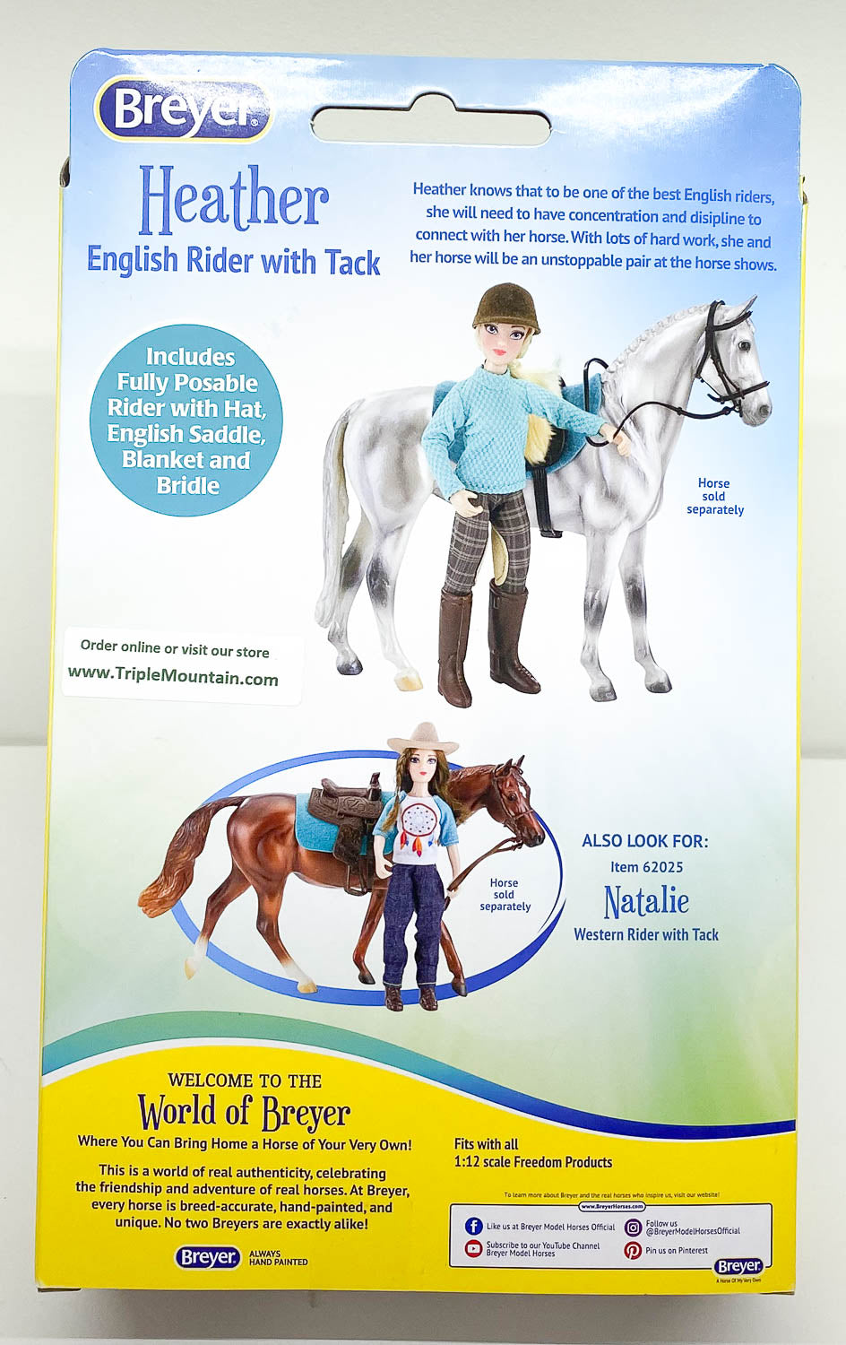 Rider - Heather (Freedom Series) English Rider and Tack Set