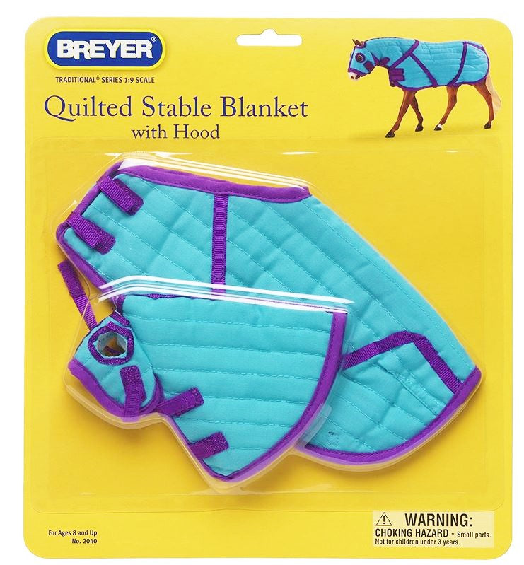 Quilted Stable Blanket and Hood