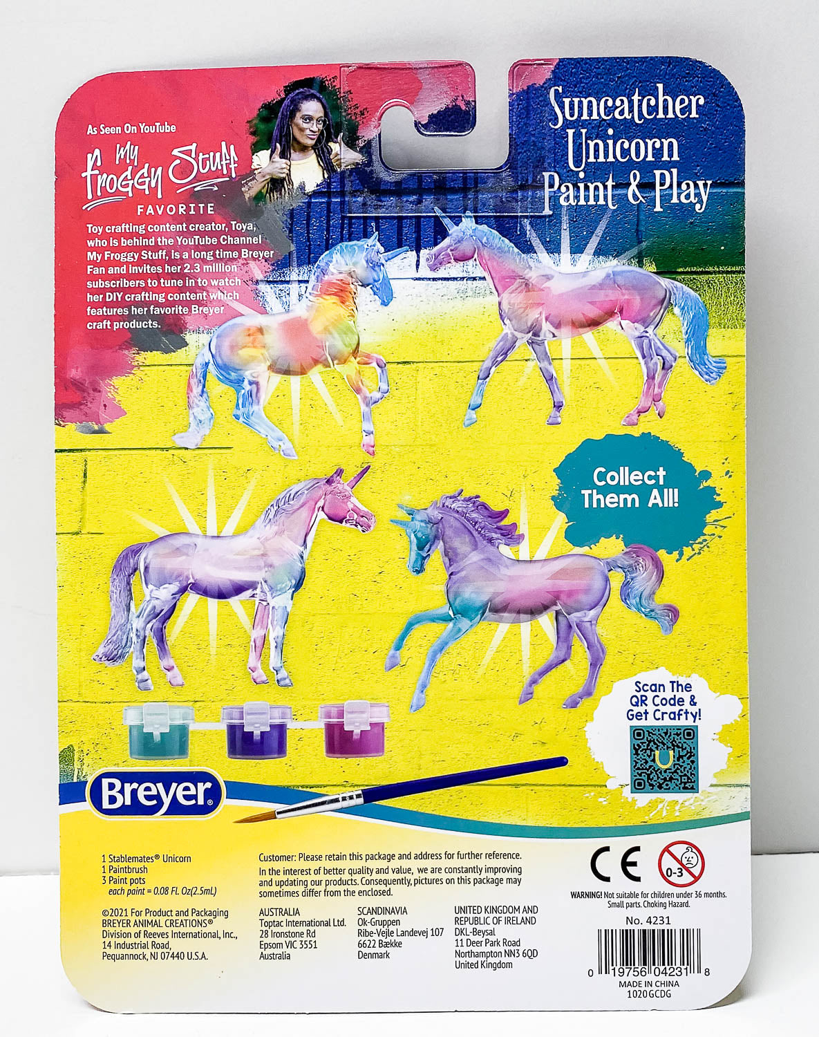 Magnolia - Suncatcher Unicorn Singles Paint & Play