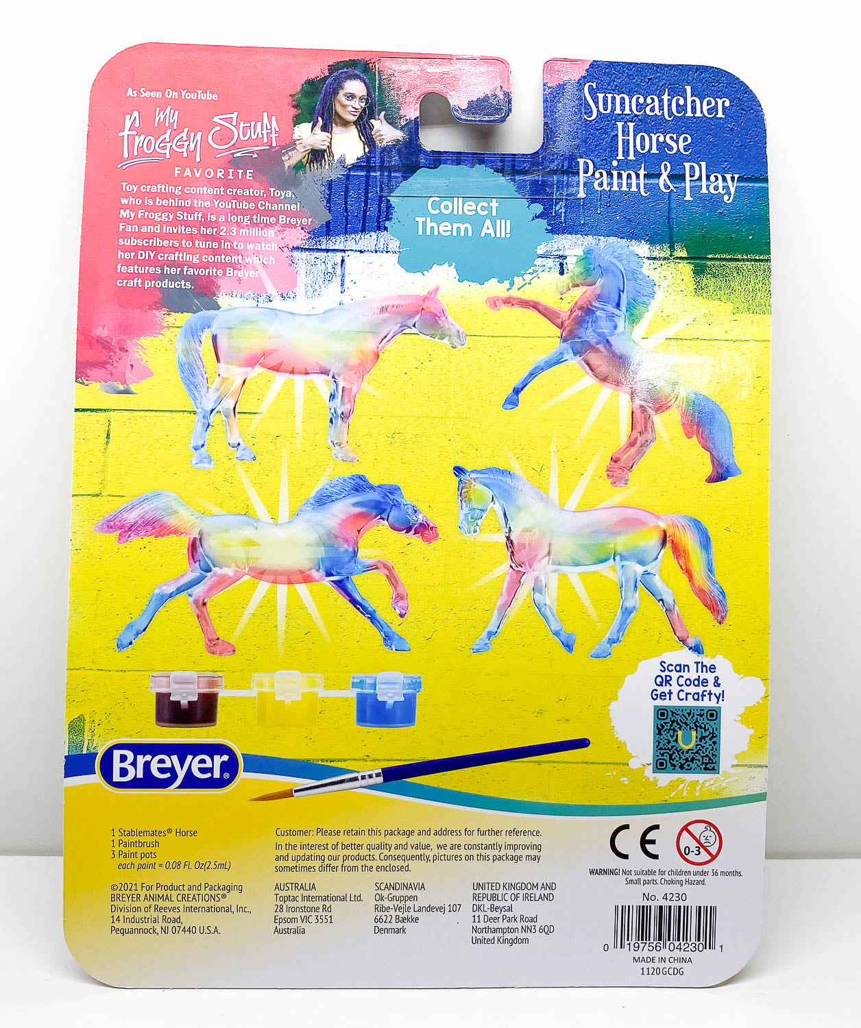 Rearing Andalusian - Suncatcher Horse Singles Paint & Play