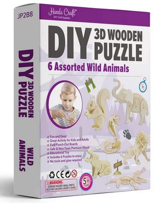 DIY 3D Wooden Puzzle: Lion – Hands Craft US, Inc.