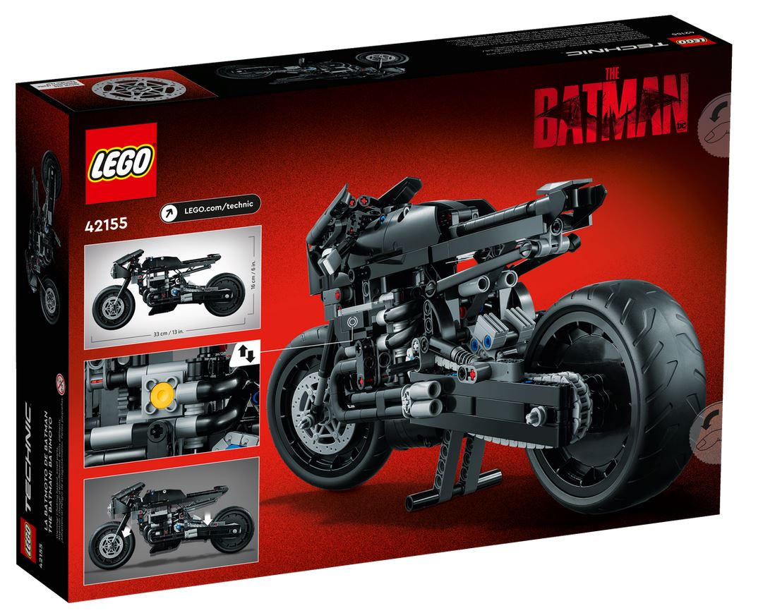 LEGO® Technic ~ The Batman – Batcycle™ #42155 641 Pieces