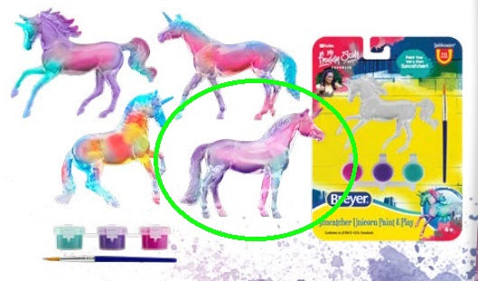 Standing Warmblood - Suncatcher Unicorn Singles Paint & Play