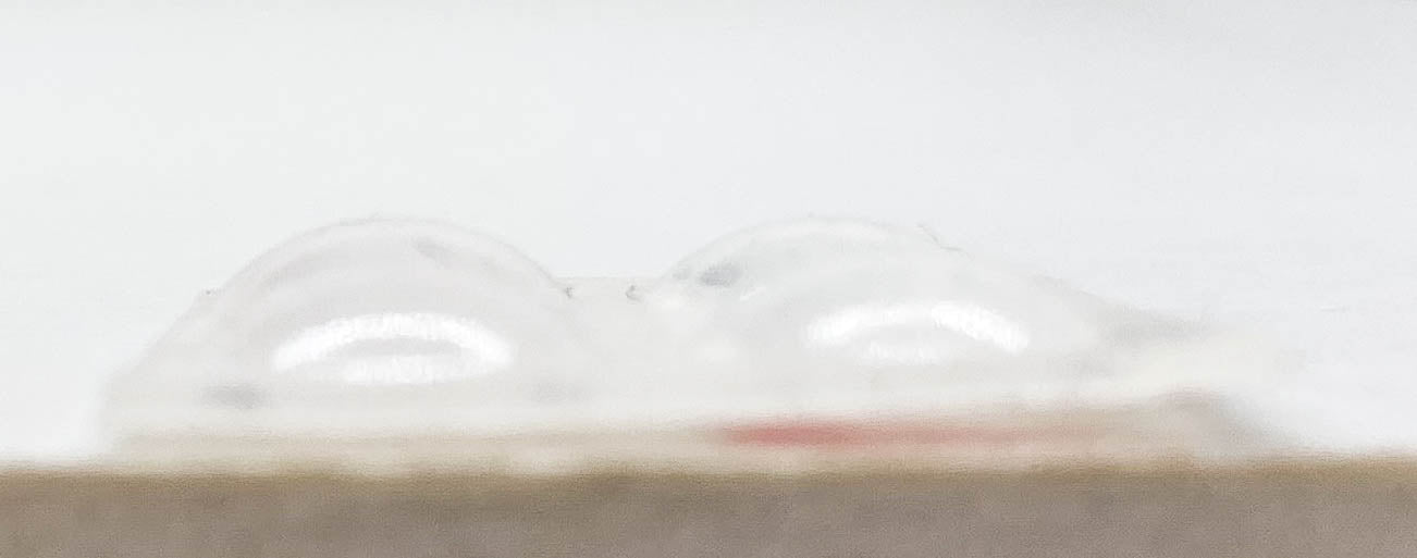 Clear Plastic Model Foot Props - Set of Four