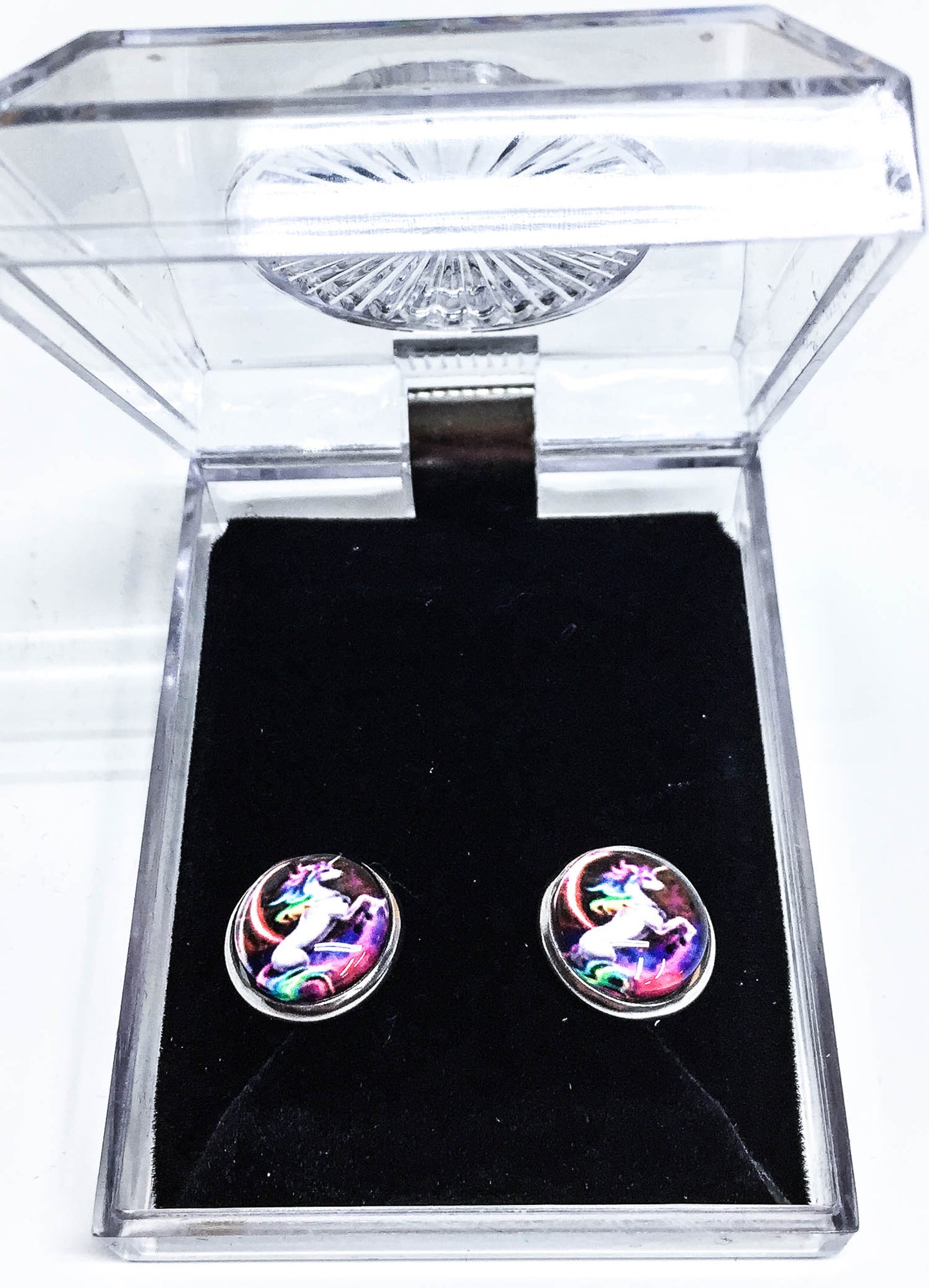 Rainbow Unicorn Post Earrings