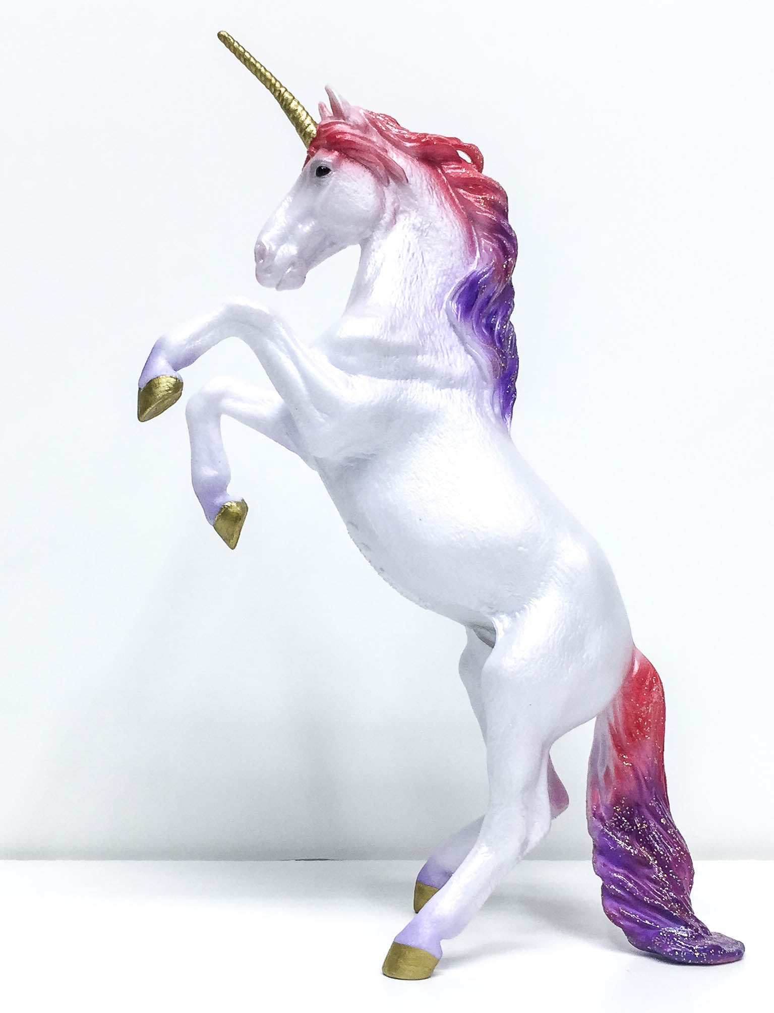 Unicorn horn for real horse / Pony Pearly Rainbow