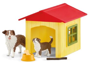 Friendly Dog House Set