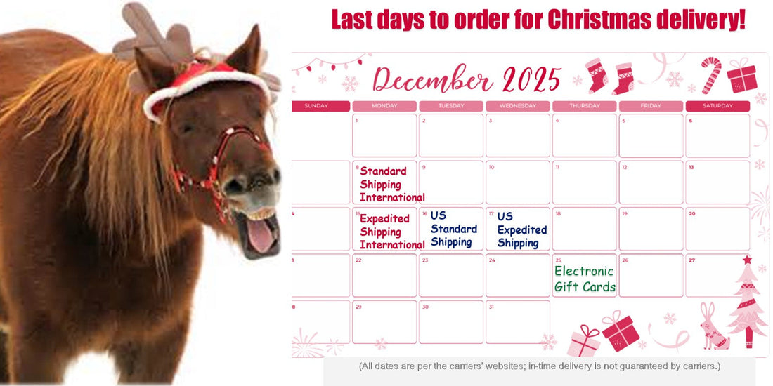 Holiday Shipping Deadlines are Coming Up Fast!