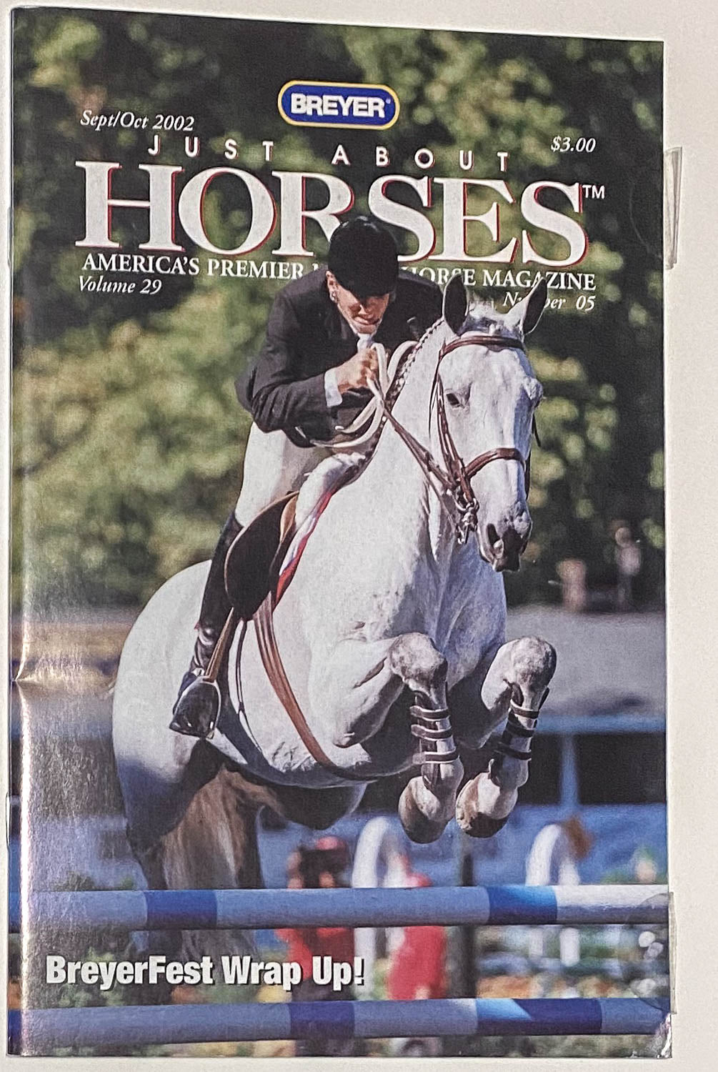 Just About Horses Magazine Vol. 29, No. 5, 2002 Sept/Oct