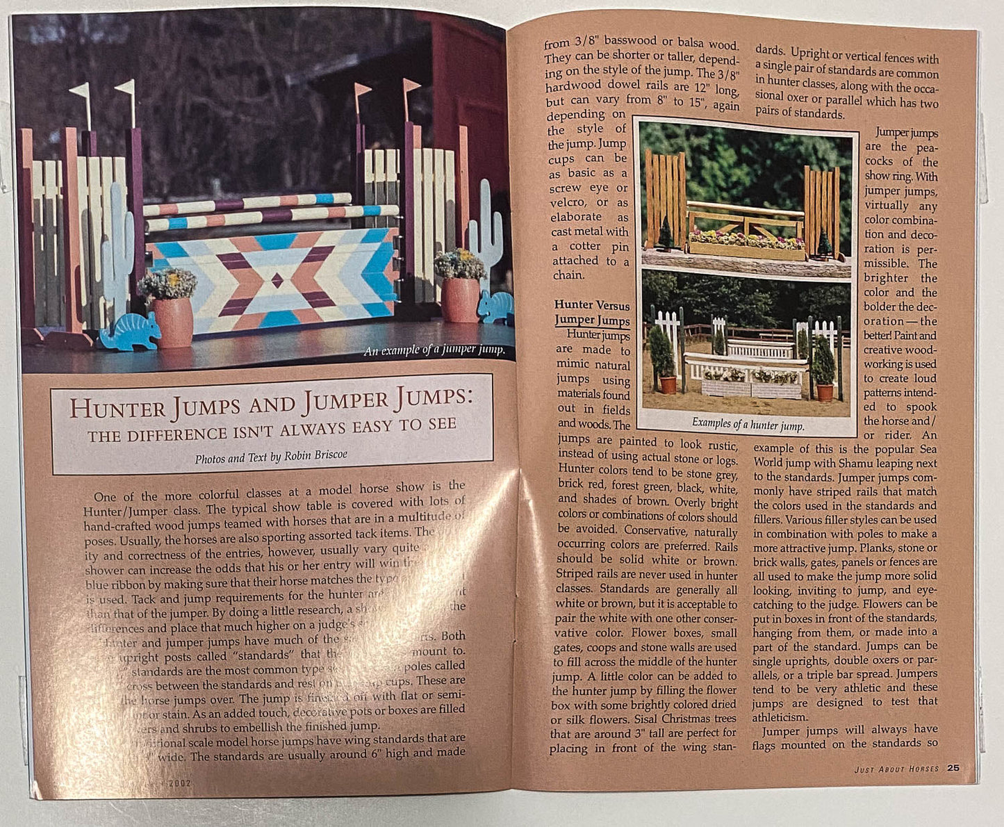 Just About Horses Magazine Vol. 29, No. 5, 2002 Sept/Oct