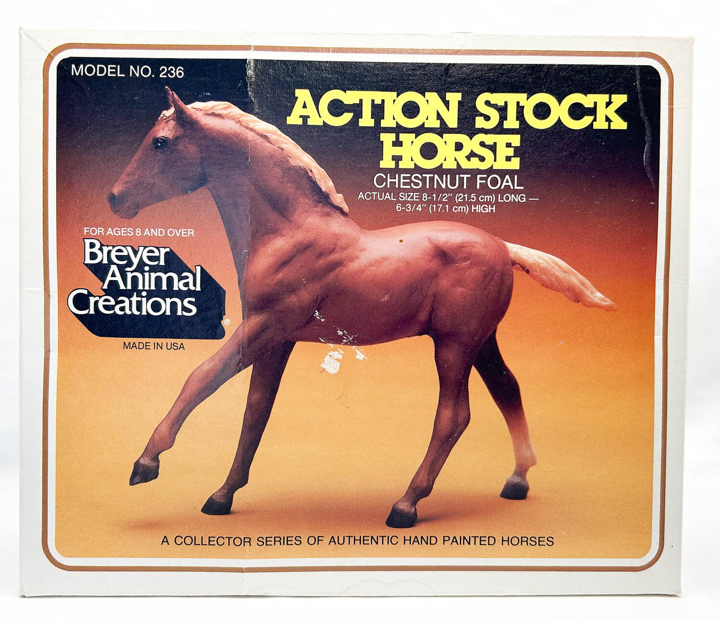 Box:  Action Stock Horse Foal, Chestnut (sale for charity)