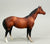 Quarter Horse Mare, Bay - VARIATION: Unpainted hind hooves (sale for charity)