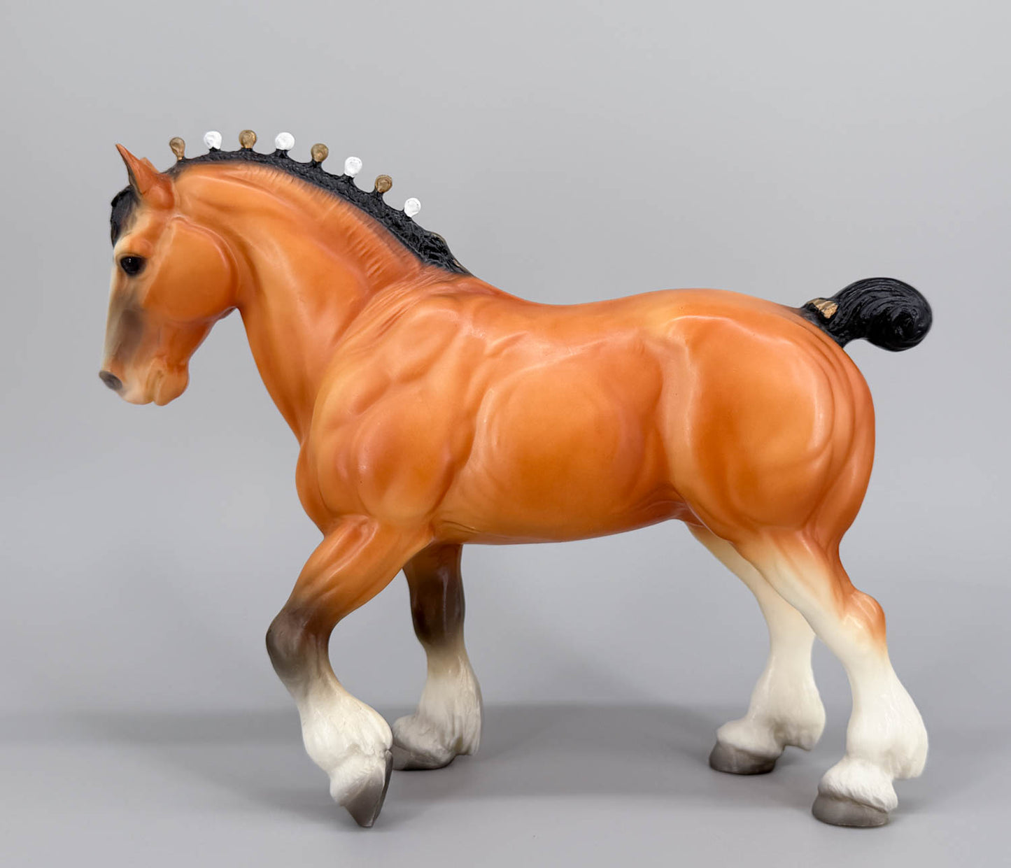 Clydesdale Stallion, Golden Bay (Buckskin) (sale for charity)