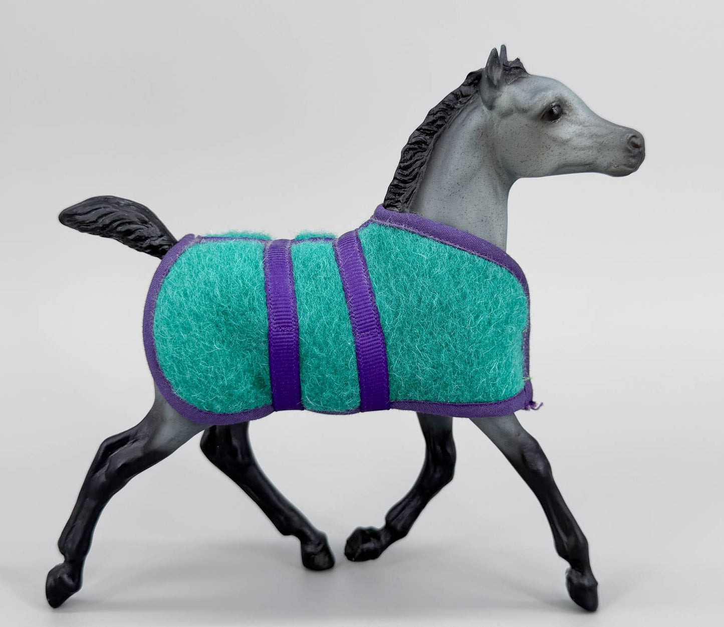 Blanket - Teal and Purple for Traditional Foal or Classic Adult (sale for charity)