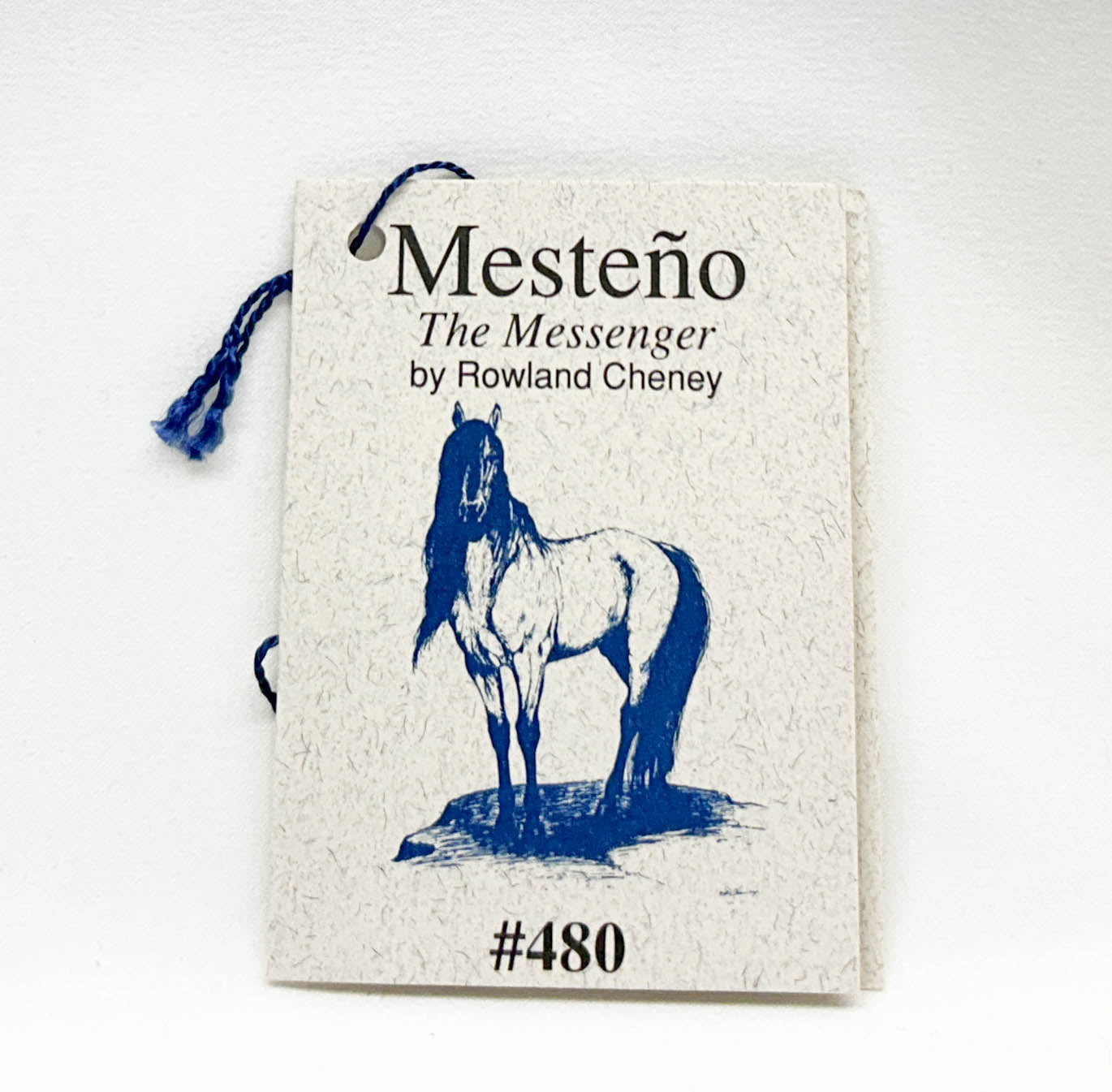 Hang Tag:  Mesteno (sale for charity)