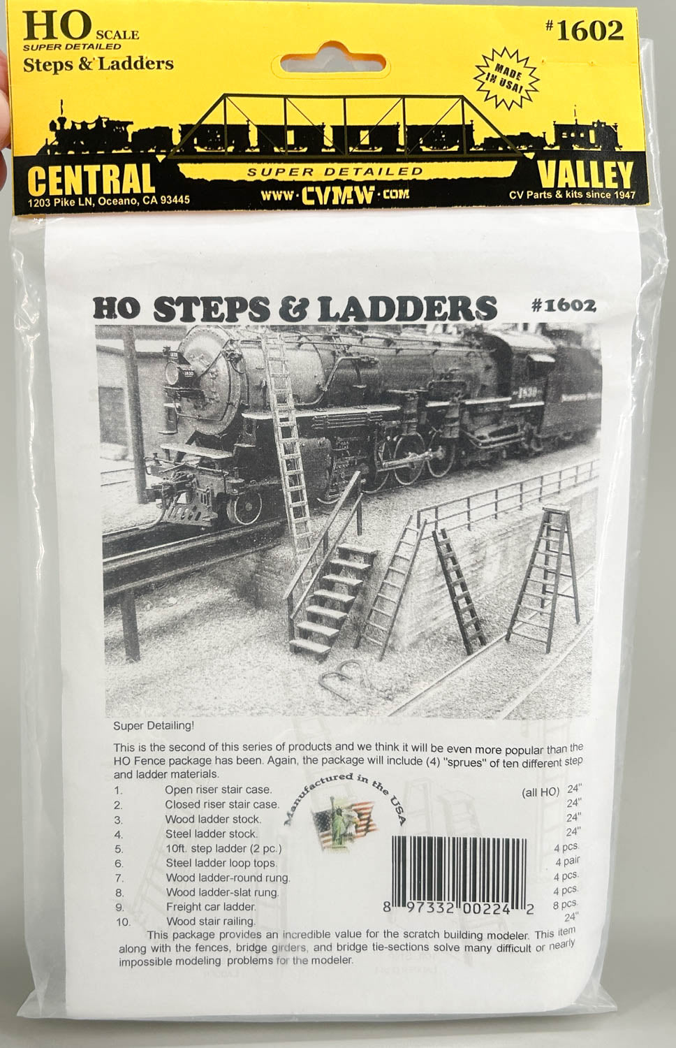 Stairs and Ladders (HO Scale) for your Dioramas! (sale for charity)