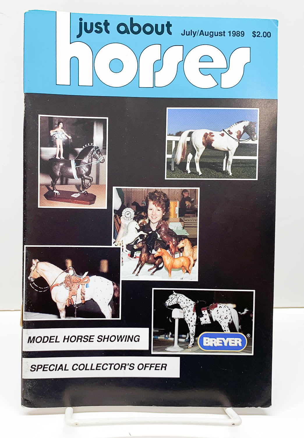 Just About Horses Magazine Vol. 16 No. 4, 1989, July/Aug