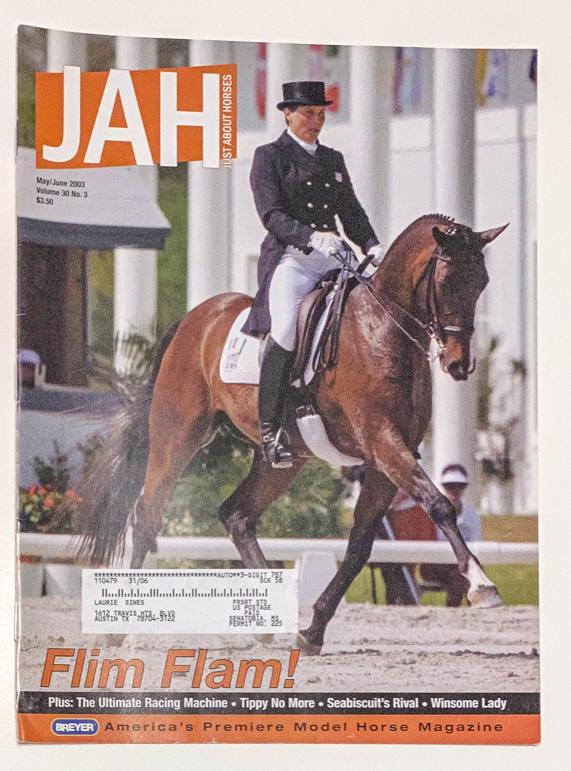 Just About Horses Magazine Vol. 30, No. 3, 2003 May/June