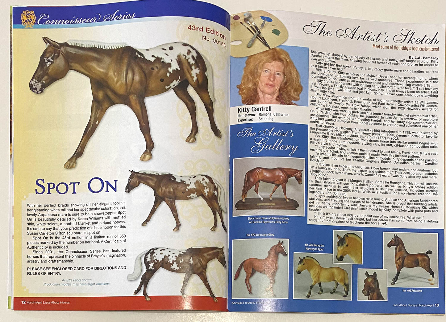 Just About Horses Magazine Vol. 37, No. 2, 2010 Mar/Apr