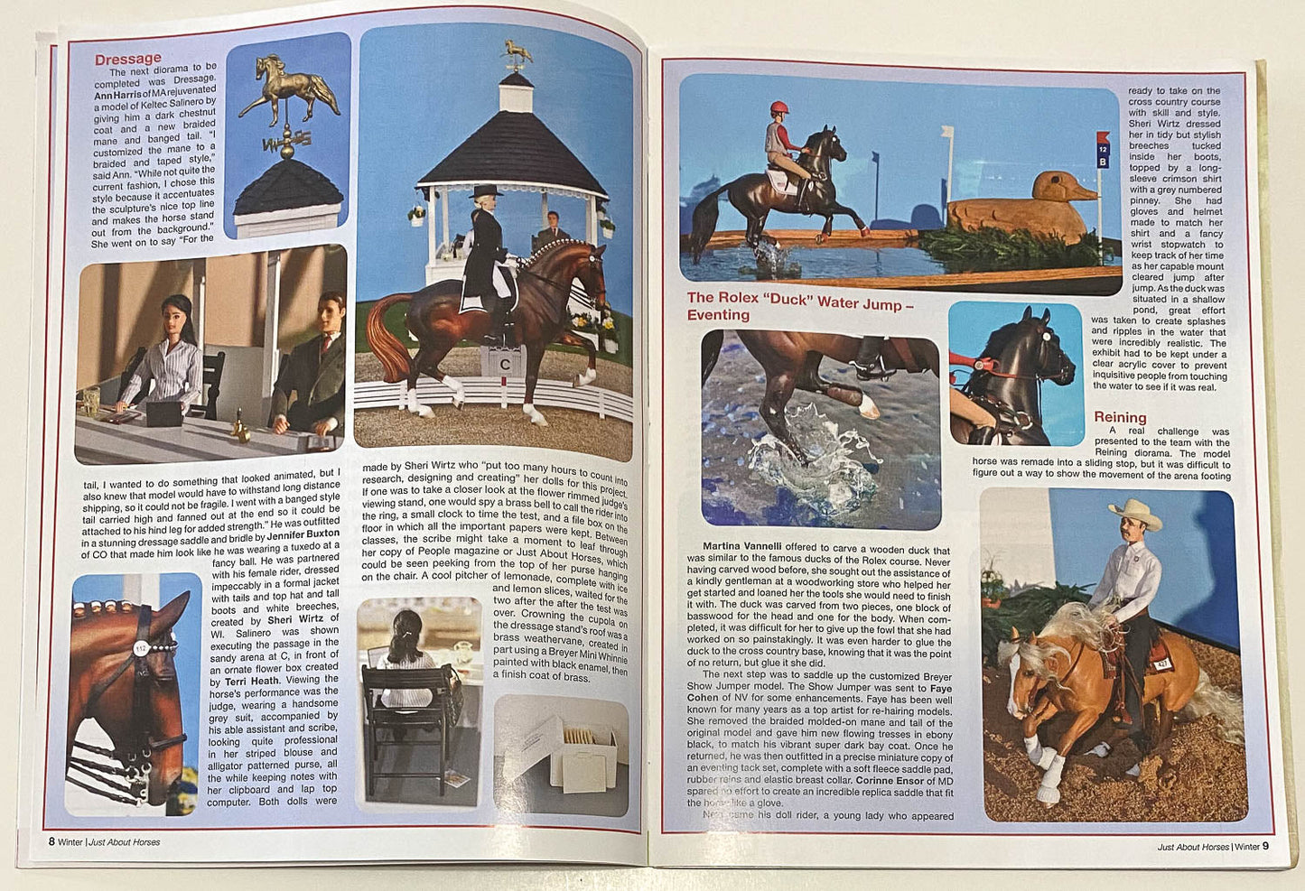 Just About Horses Magazine Vol. 38, No. 1, 2011 Winter