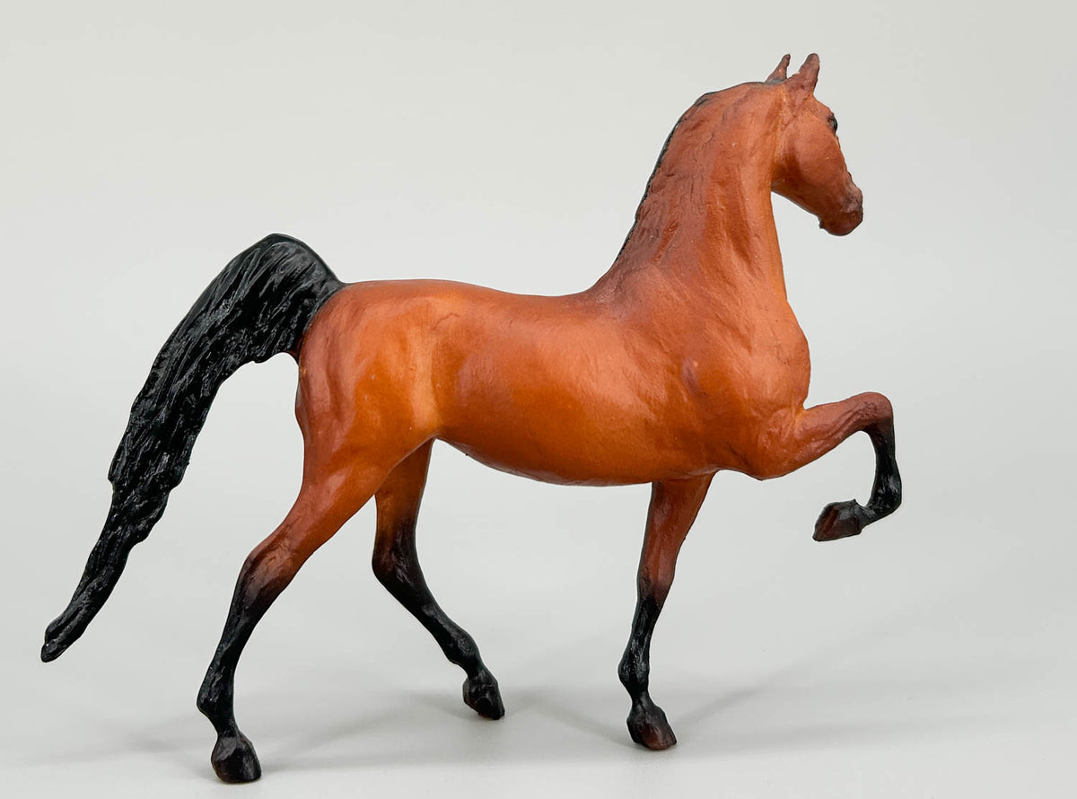 American Saddlebred Stallion, Bay - Solid-Face Version, Original Release (sale for charity)