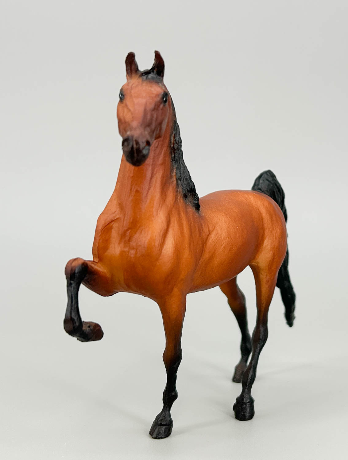 American Saddlebred Stallion, Bay - Solid-Face Version, Original Release (sale for charity)
