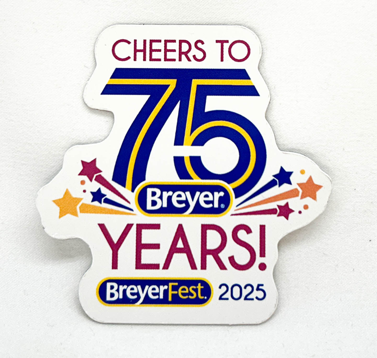Magnet - Breyerfest 2025 "Cheers to 75 Years" (sale for charity)