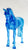 Standing Thoroughbred, Translucent Blue (sale for charity)