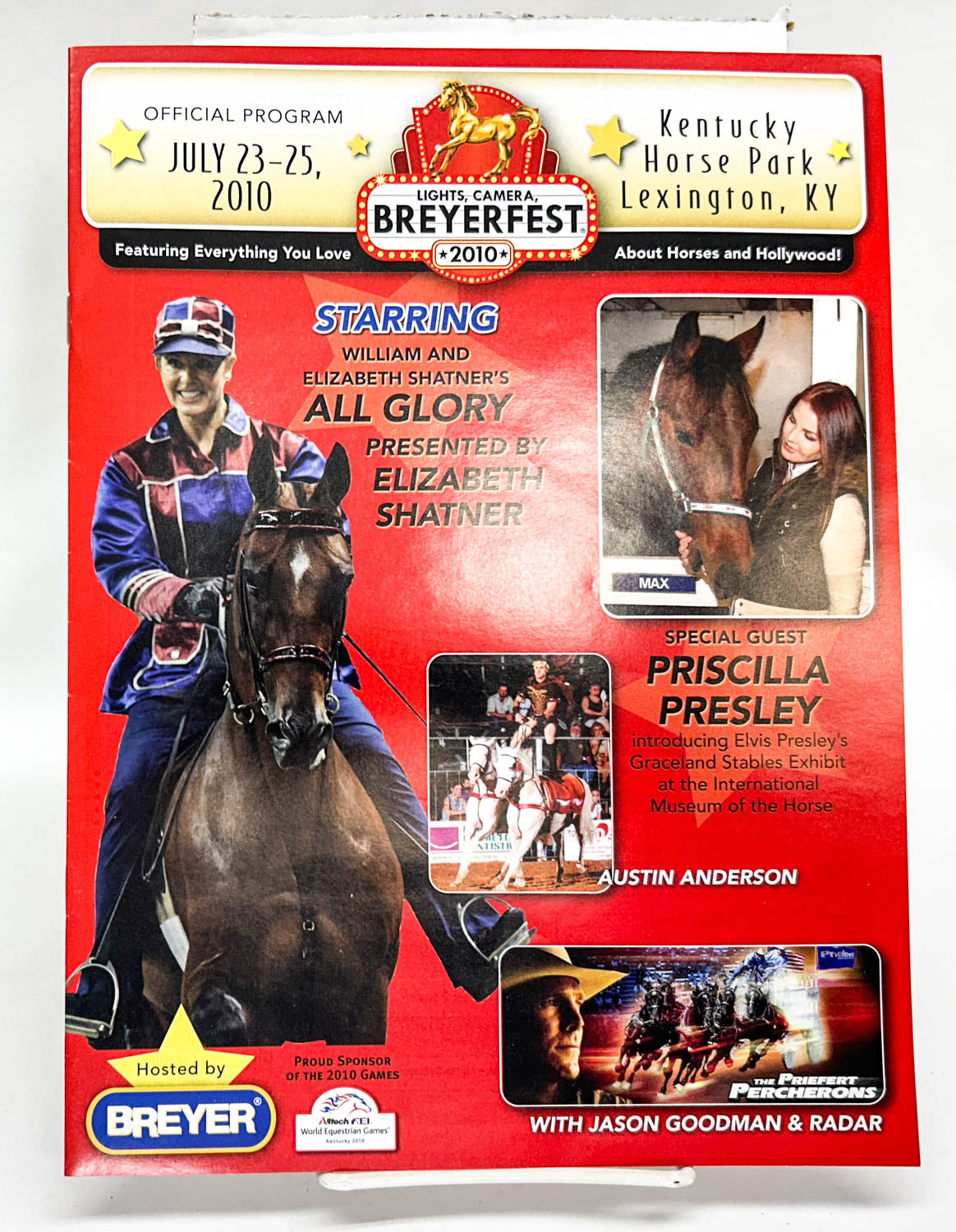 2010 Breyerfest Program - Lights, Camera, Breyerfest