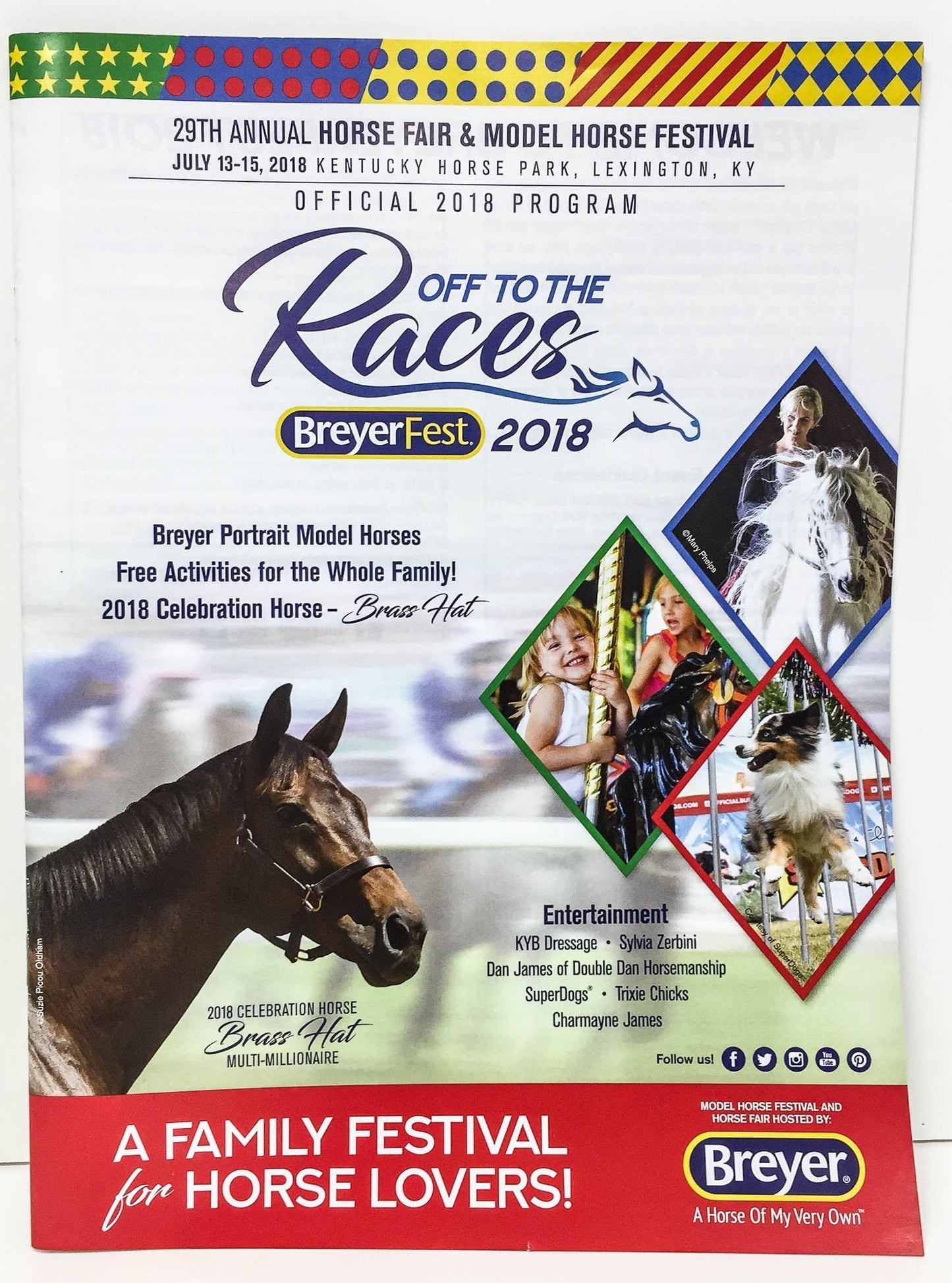 2018 Breyerfest Program - Off to the Races